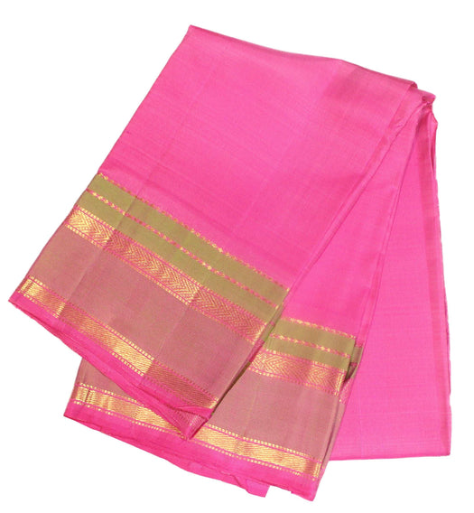 Baby Pink Kanchipuram Silk Saree