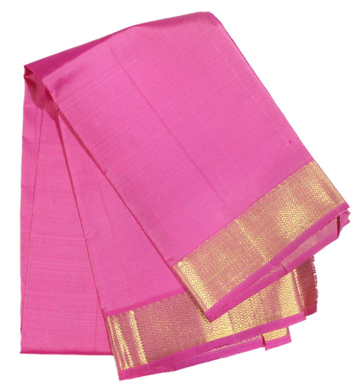 Baby Pink Kanchipuram Silk Saree